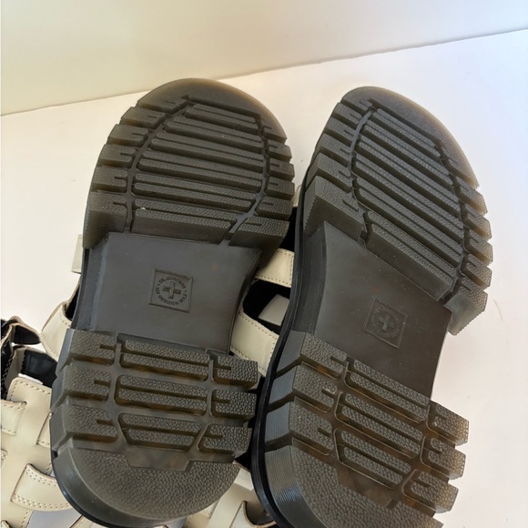 NWOT Dr. Martens Ricki Nappa Lux Leather Platform Gladiator Sandals Size 10 - Picture 12 of 14